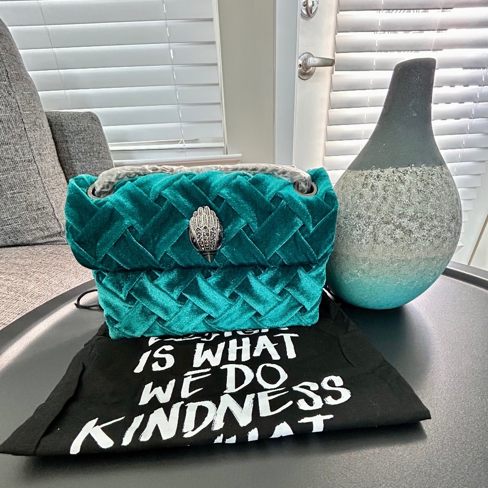 NEW! KURT GEIGER CROSSBODY BAG (TEAL)